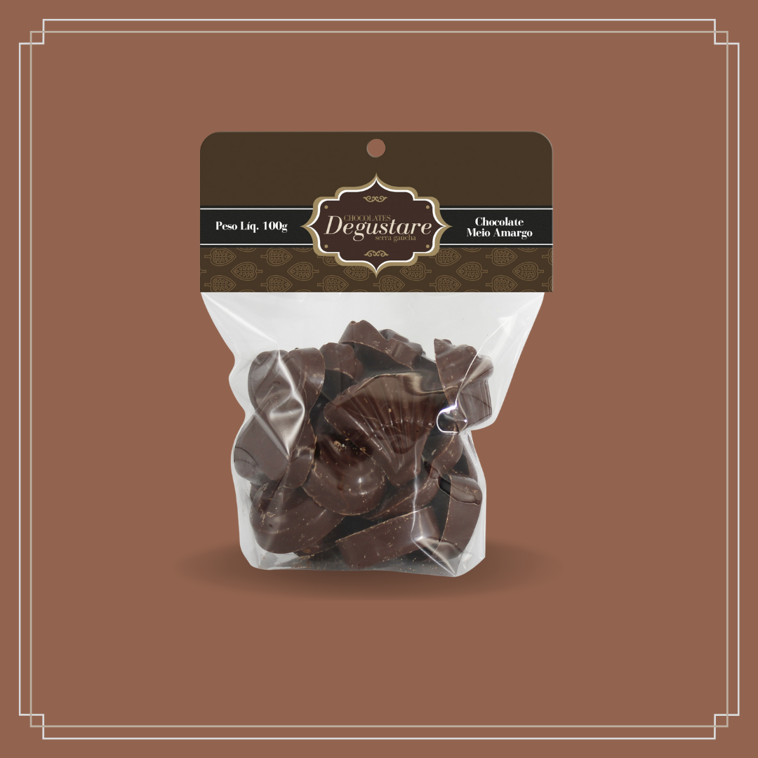 Cartucho Chocolate Meio Amargo 100g