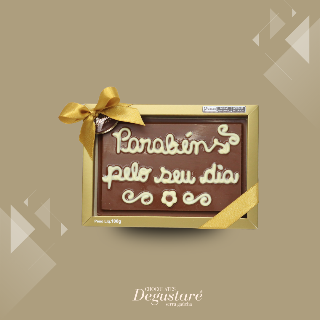 Caixa Barra com Dizer