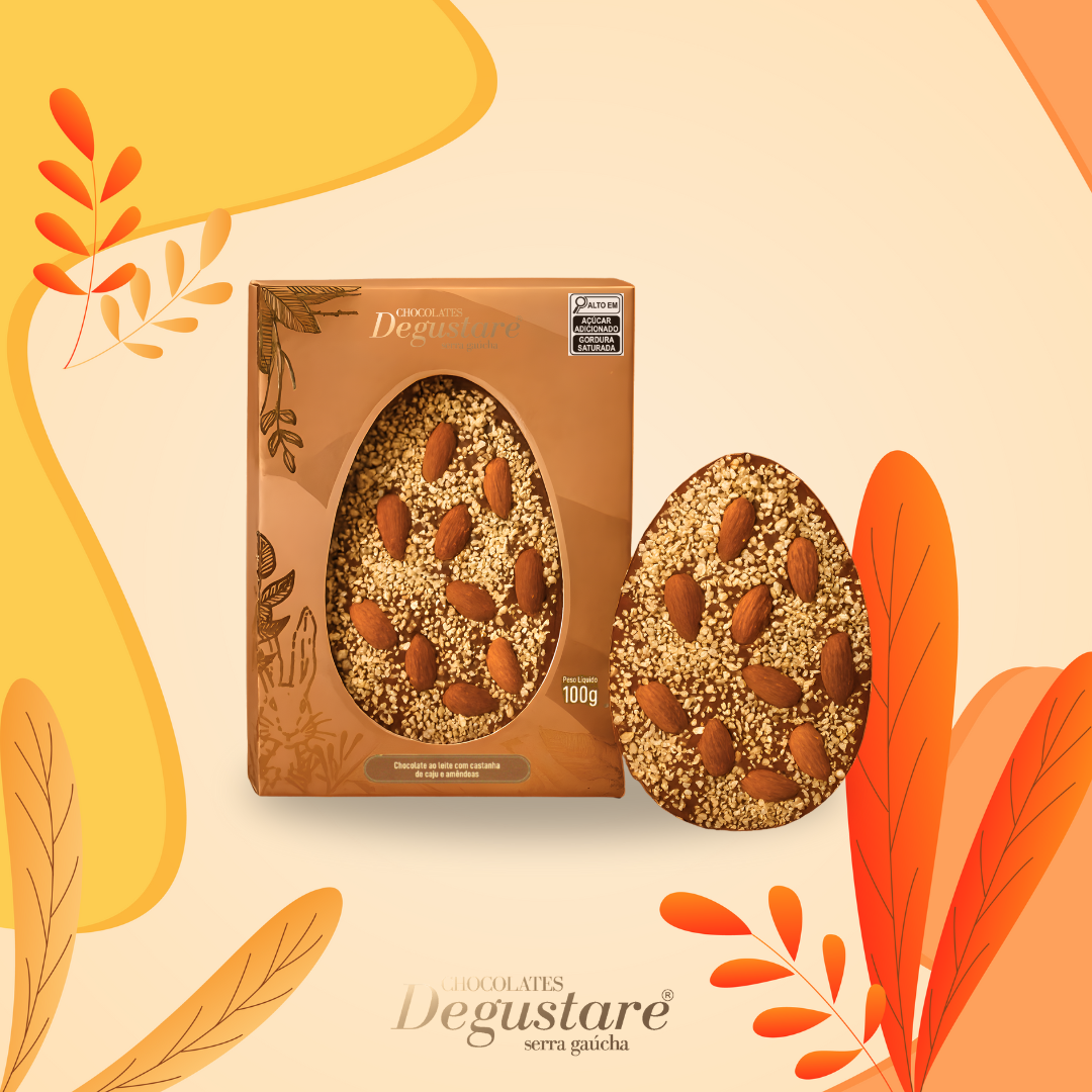 Caixa Ovo com Sementes Páscoa