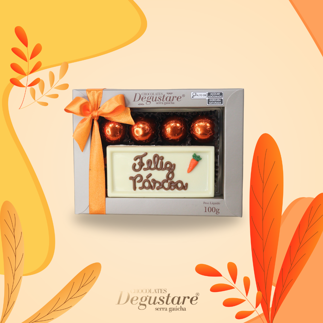 Caixa Retangular com Barra Páscoa